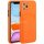 Xiaomi Redmi Note 9T 5G, Szilikon tok, kártyatartóval, Wooze Card Slot, narancssárga