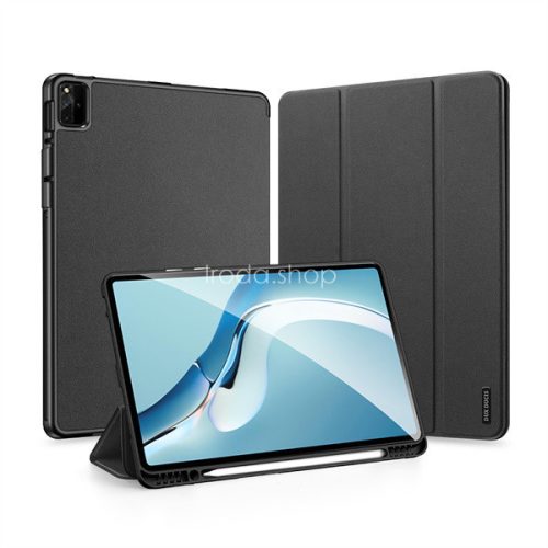 Huawei MatePad Pro 12.6 (2021), mappa tok, érintőceruza tartó, Dux Ducis Domo, fekete