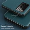 Xiaomi Redmi Note 9T 5G, Oldalra nyíló tok, stand, hívás mutatóval, Wooze FashionBook, sárga