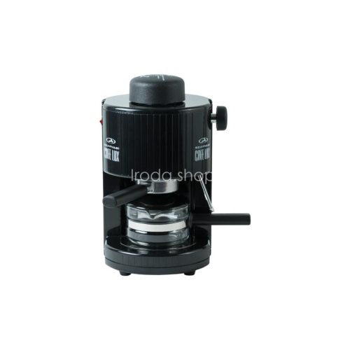 Szarvasi SZV-620 CAFE LUX kávéfőző, 800W, fekete színű, gőzcsappal, üveg kiöntő, biztonsági szelep, 304kPa nyomás