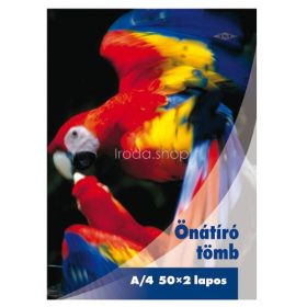 Átíró A/4 2x50lap fr.kockás önátíró