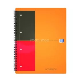 Spirálfüzet A/4 80lap vonalas OXFORD Activebook 