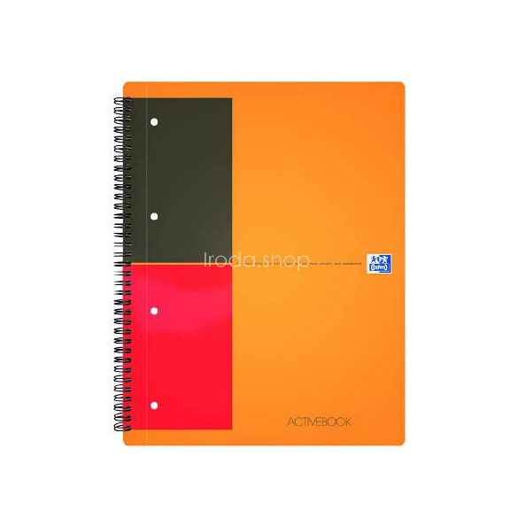 Spirálfüzet A/4 80lap vonalas OXFORD Activebook 