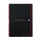 Spirálfüzet A/5 70lap kockás OXFORD Office Black n Red 