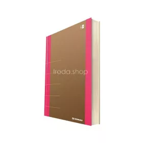   Beíró 165x210mm, 80lap, rendezővel DONAU Life neon neonpink