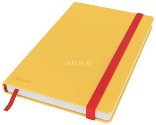 Beíró gumis A/5 Leitz Cosy Soft touch kockás meleg sárga