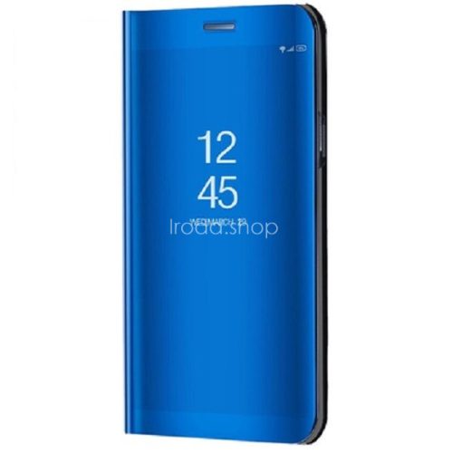 Samsung Galaxy M13 4G SM-M135F, Oldalra nyíló tok, hívás mutatóval, Smart View Cover, kék (utángyártott)