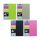Spirálfüzet MQ 4 Notebook A/4-4x25 lapos négyzetrácsos, PP 