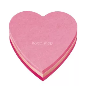 Post-it 2007H 70x70x23mm 225lap szív forma