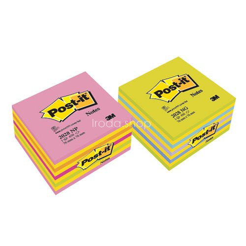 Post-it 2028NB 76x76mm 450lap n.kék/zöld