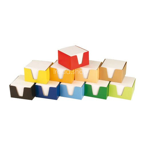 Kockatömb 9x9x6cm színes dobozos