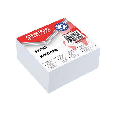 Kockatömb 85x85mm, DOX fehér ragasztott