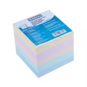 Kockatömb 83x83mm, DONAU pasztell színek