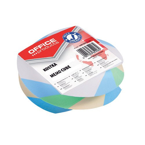 Kockatömb 83x83mm, 35mm, DOX, ragasztott színes csavart