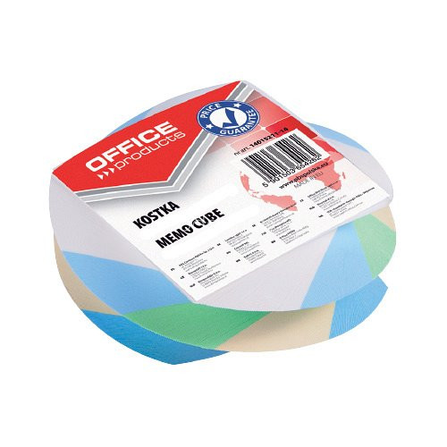Kockatömb 83x83mm, 55mm, DOX, ragasztott színes csavart