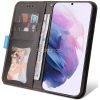 Samsung Galaxy A21s SM-A217F, Oldalra nyíló tok, stand, kártyatartóval, kézpánttal, Wooze Colour Wallet, kék