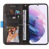 Samsung Galaxy A32 4G SM-A325F, Oldalra nyíló tok, stand, kártyatartóval, kézpánttal, Wooze Colour Wallet, kék