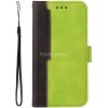 Apple iPhone 11 Pro, Oldalra nyíló tok, stand, kártyatartóval, kézpánttal, Wooze Colour Wallet, zöld