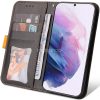 Samsung Galaxy A23 4G / A23 5G SM-A235F / A236U, Oldalra nyíló tok, stand, kártyatartóval, kézpánttal, Wooze Colour Wallet, narancssárga