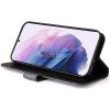 Samsung Galaxy A52 / A52 5G / A52s 5G SM-A525F / A526B / A528B, Oldalra nyíló tok, stand, kártyatartóval, kézpánttal, Wooze Colour Wallet, szürke