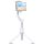 Selfie bot 3in1, 19 - 86 cm, 360°-ban forgatható, exponáló gombbal, bluetooth-os, v4.0, tripod állvány funkció, gimbal, SSTR-L08, fehér