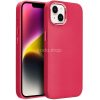 Samsung Galaxy A32 4G SM-A325F, Szilikon tok, közepesen ütésálló, fémhatású kamera keret, Frame Case, magenta