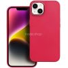 Samsung Galaxy A32 4G SM-A325F, Szilikon tok, közepesen ütésálló, fémhatású kamera keret, Frame Case, magenta