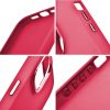 Samsung Galaxy A32 4G SM-A325F, Szilikon tok, közepesen ütésálló, fémhatású kamera keret, Frame Case, magenta