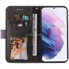 Huawei Honor X7a, Oldalra nyíló tok, stand, kártyatartóval, kézpánttal, Wooze Colour Wallet, szürke