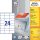 Etikett címke univerzális 3475 fehér 70x36mm Avery