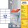 Etikett címke univerzális 3424  fehér 105x48mm Avery