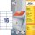 Etikett címke univerzális 3423 etikett fehér 105x35mm Avery