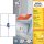 Etikett címke univerzális 3483 fehér 105x148mm Avery