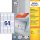 Etikett címke univerzális 3667 fehér QuickPEEL 48,5x16,9mm 100ív Avery