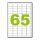 Q-CONNECT Etikett LCJ111 38,1x21,2mm 100ív KF00573 kerek sarkú
