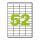Q-CONNECT Etikett LCJ142 52,5x21,2mm 100ív KF10638