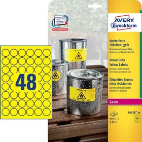   Etikett címke speciális időjárásálló poliészter címke 30mm 20 ív Avery