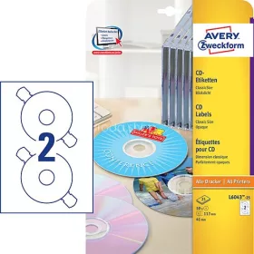 Etikett címke Media L6043-25 CD ClassicSize 117mm Avery