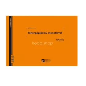 Tehergépkocsi menetlevél 100lap A/4 D.Gépj.21/új Pátria