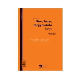 Név, hely, tárgymutató 100lap C.5230-167/A Pátria