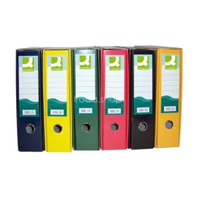 Iratrendező A/4 8cm tokos Q-Connect fekete
