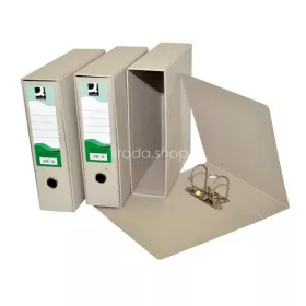 Iratrendező A/4 8cm tokos Q-Connect Economy natúr