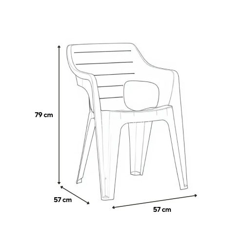 Elina 4+1 kerti bútor garnitúra szett