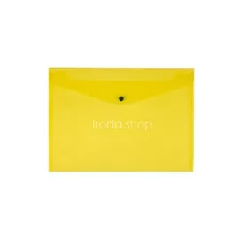 Iratgyűjtő tasak A/4 patentzáras Q-Connect 237x333mm sárga