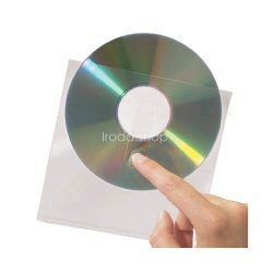 CD/DVD tároló tok öntapadós 3L 127×127mm 10db/csom