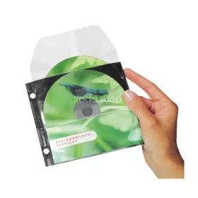 CD/DVD tároló tok lefűzhető 3L 140x124mm 25db/csom