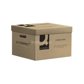 Archiválókonténer + tető natúr Q-CONNECT KF15850 