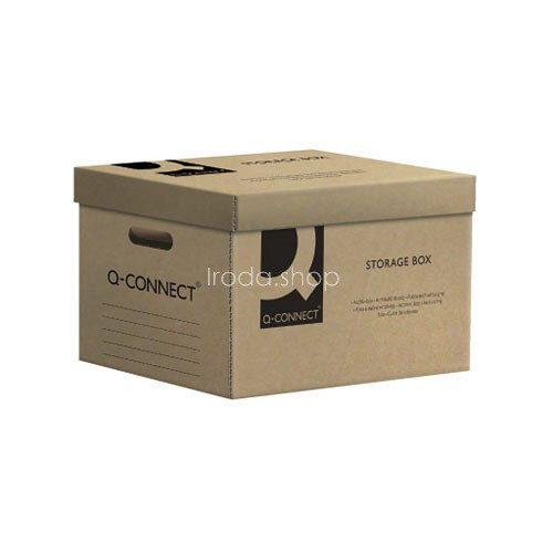 Archiválókonténer + tető natúr Q-CONNECT KF15850 