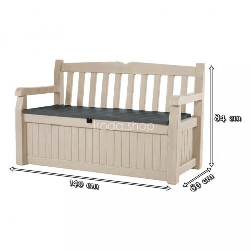 Eden Garden Bench pad és tároló