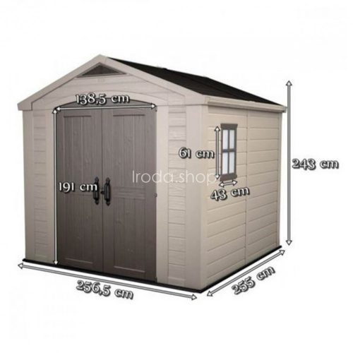 Factor 8x8 kerti ház